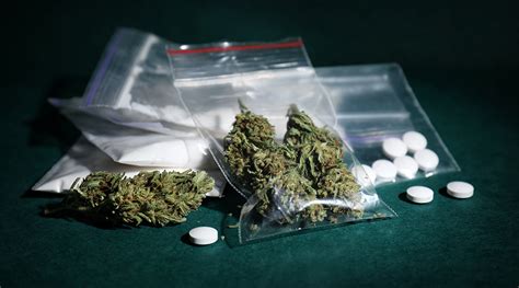 Cocaine, Marijuana, and Heroin .